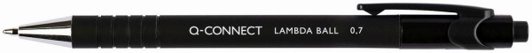 Q-Connect Kugelschreiber Lamda, 0,7 mm, schwarz